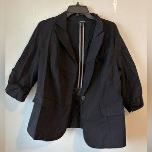Torrid 3/4 Sleeve Black Women's Blazer
